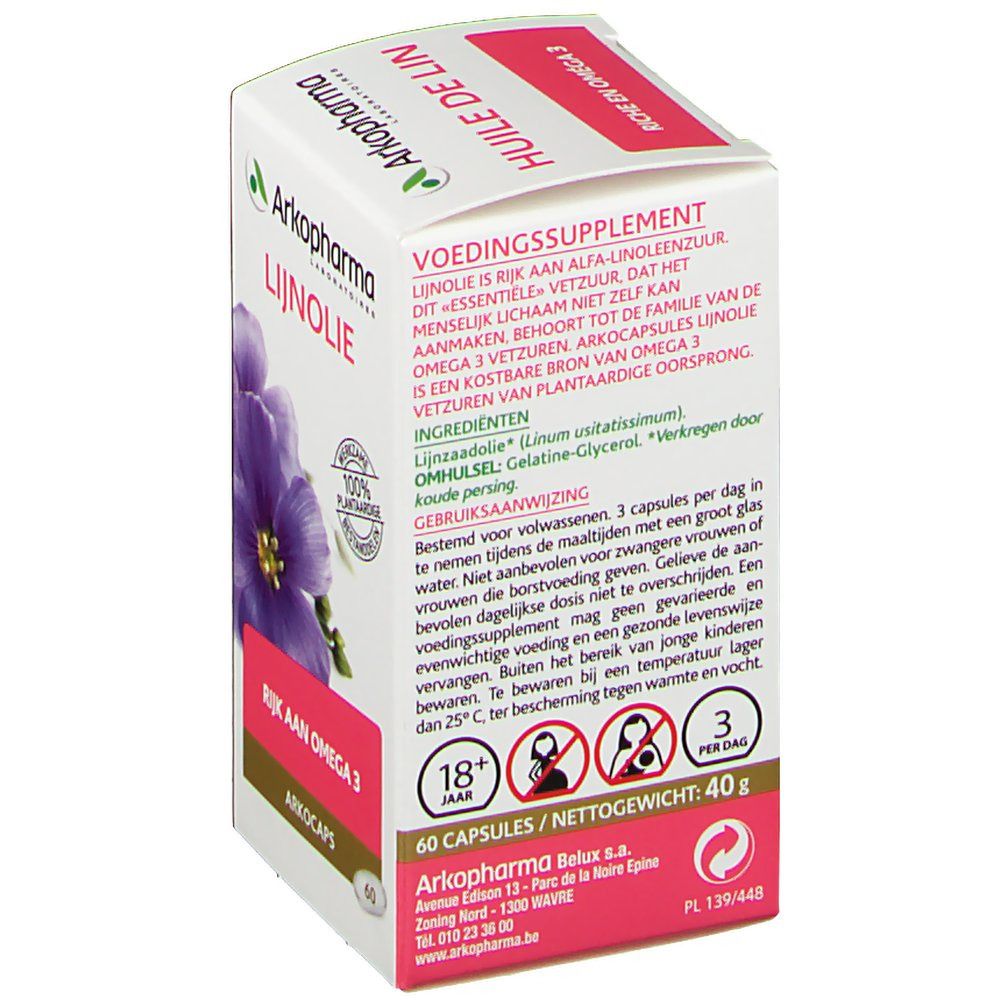 Arkocaps Lijnzaadolie