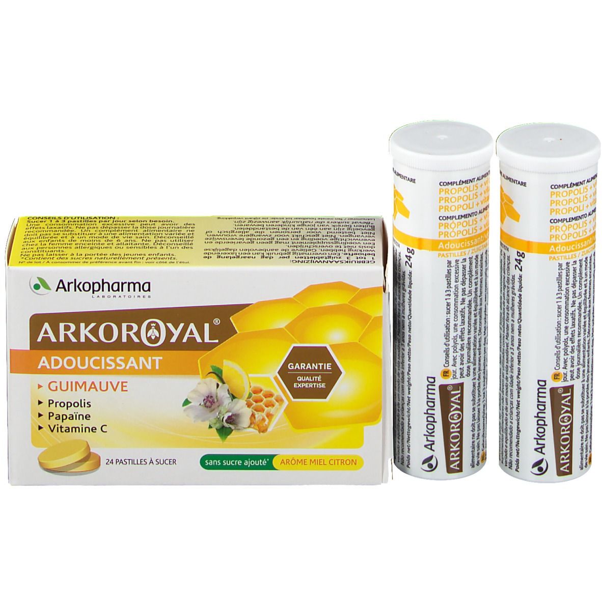 Arkoroyal Propolis - Papaïne - Miel - Citron
