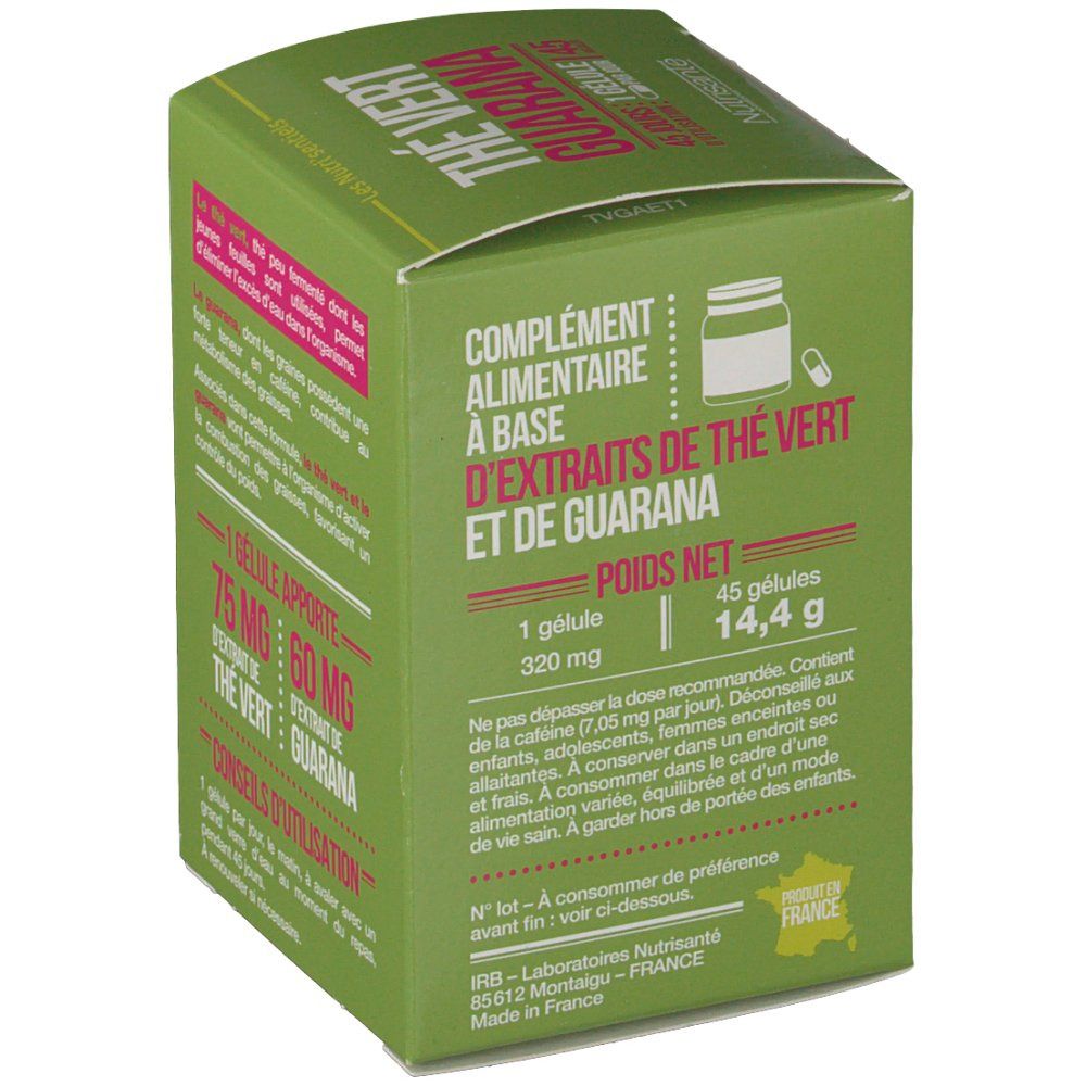 Les Nutri'sentiels Thé Vert Guarana