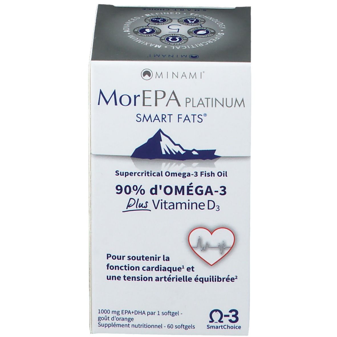 Minami MorEPA Smart Fats Platinum + Vitamine D3