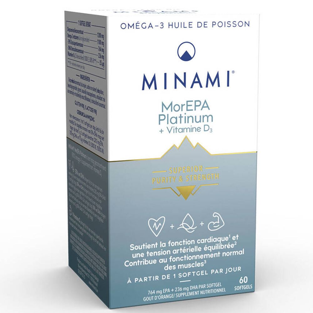 Minami MorEPA Smart Fats Platinum + Vitamine D3