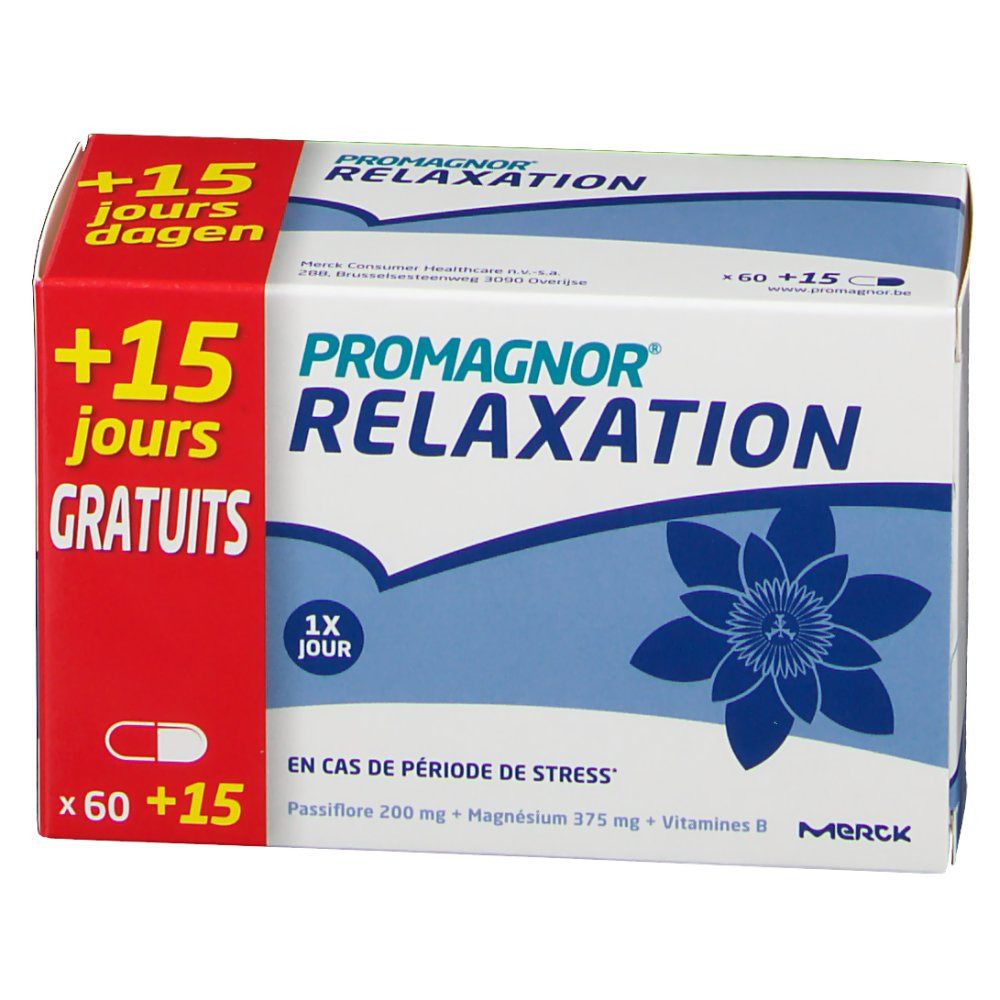 Promagnor Relaxation + 15 Capsules Gratis