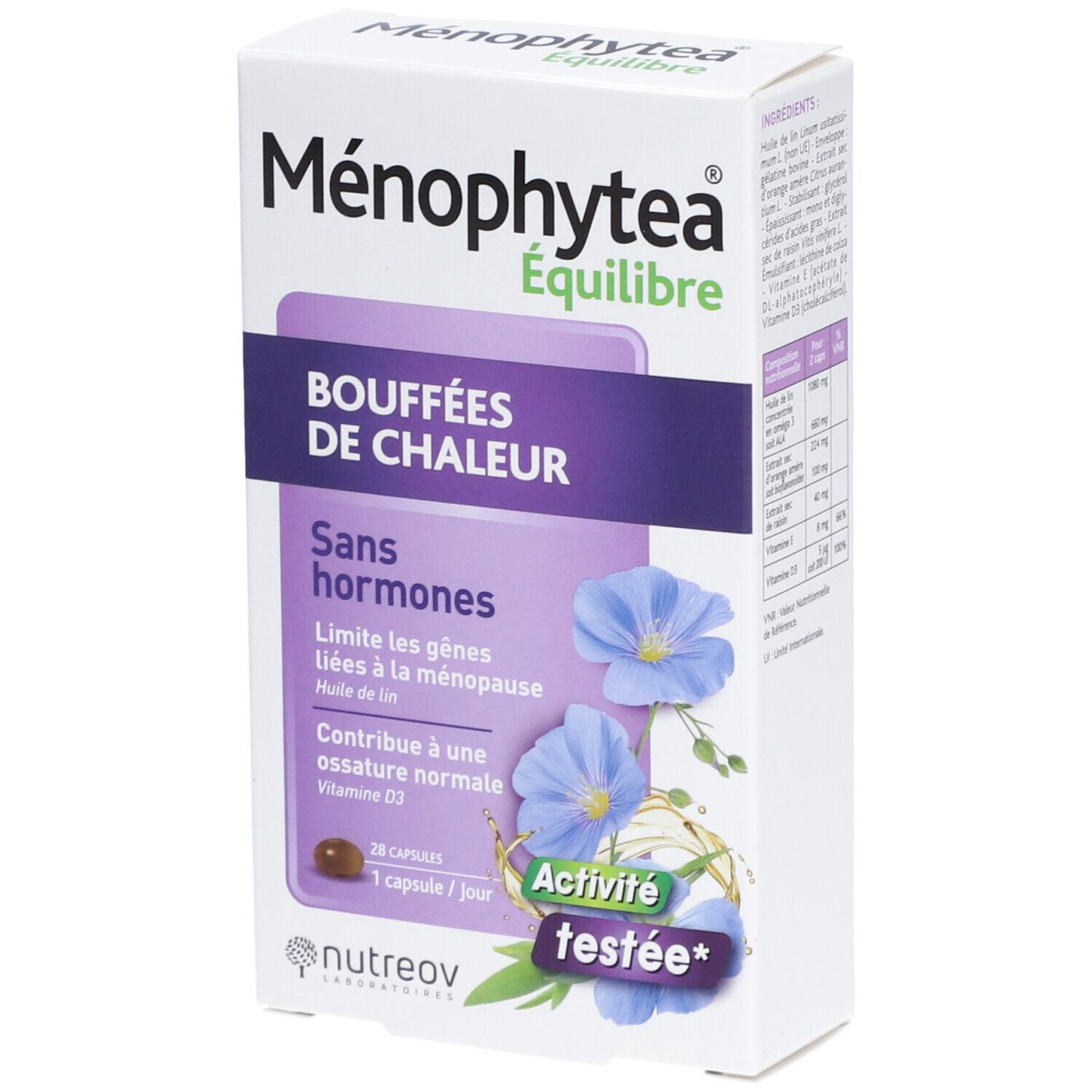 Nutreov Menophytea Bouffées de Chaleur Sans Hormone