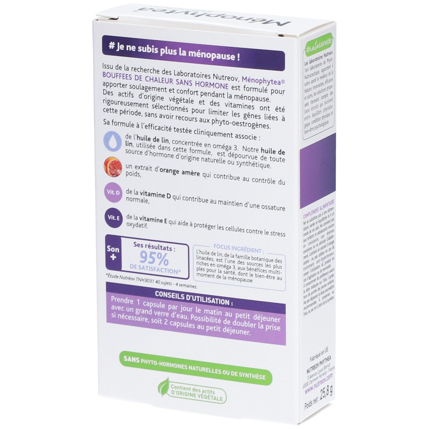 Nutreov Menophytea Bouffées de Chaleur Sans Hormone