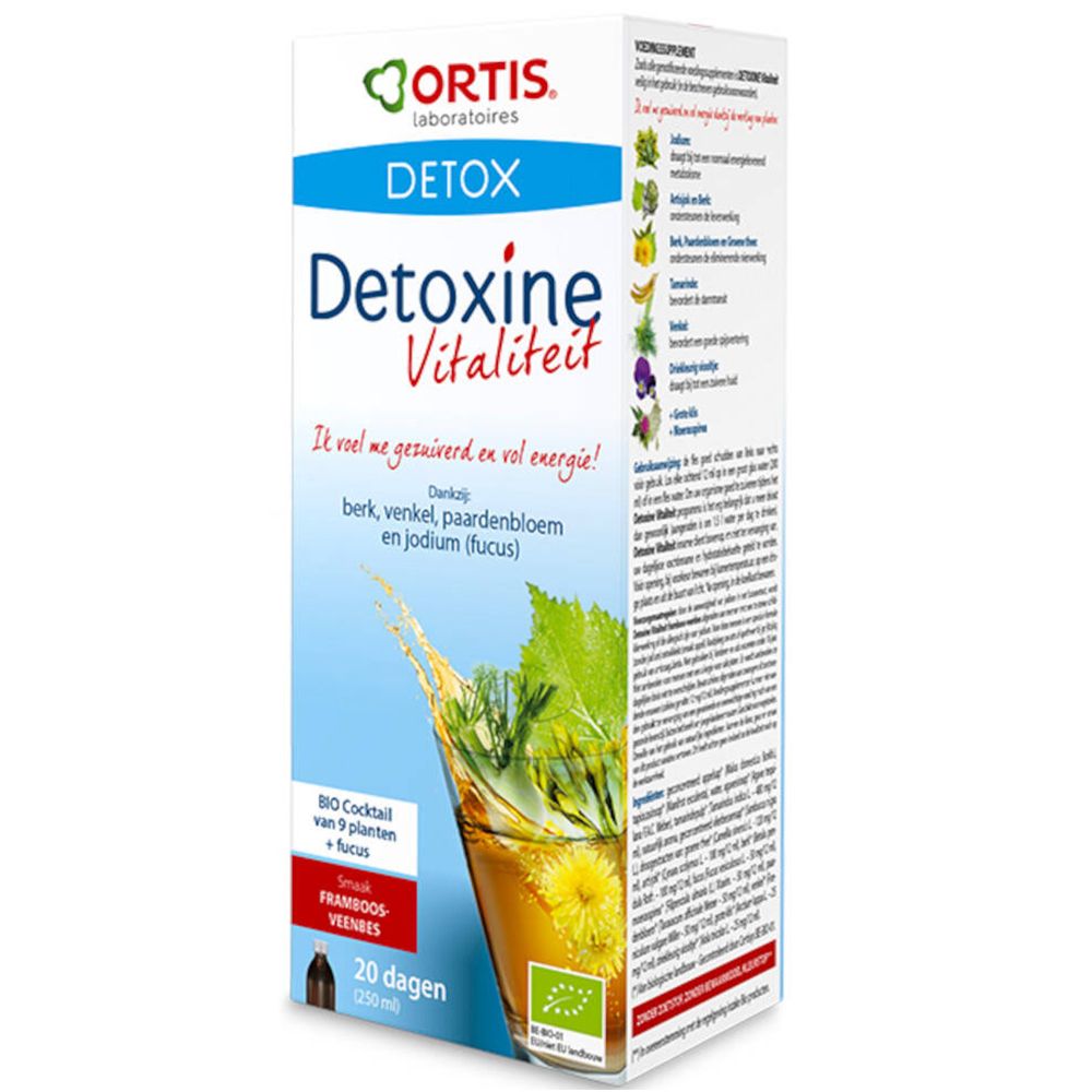 Ortis Detoxine Vitalité Bio Framboise-Canneberge