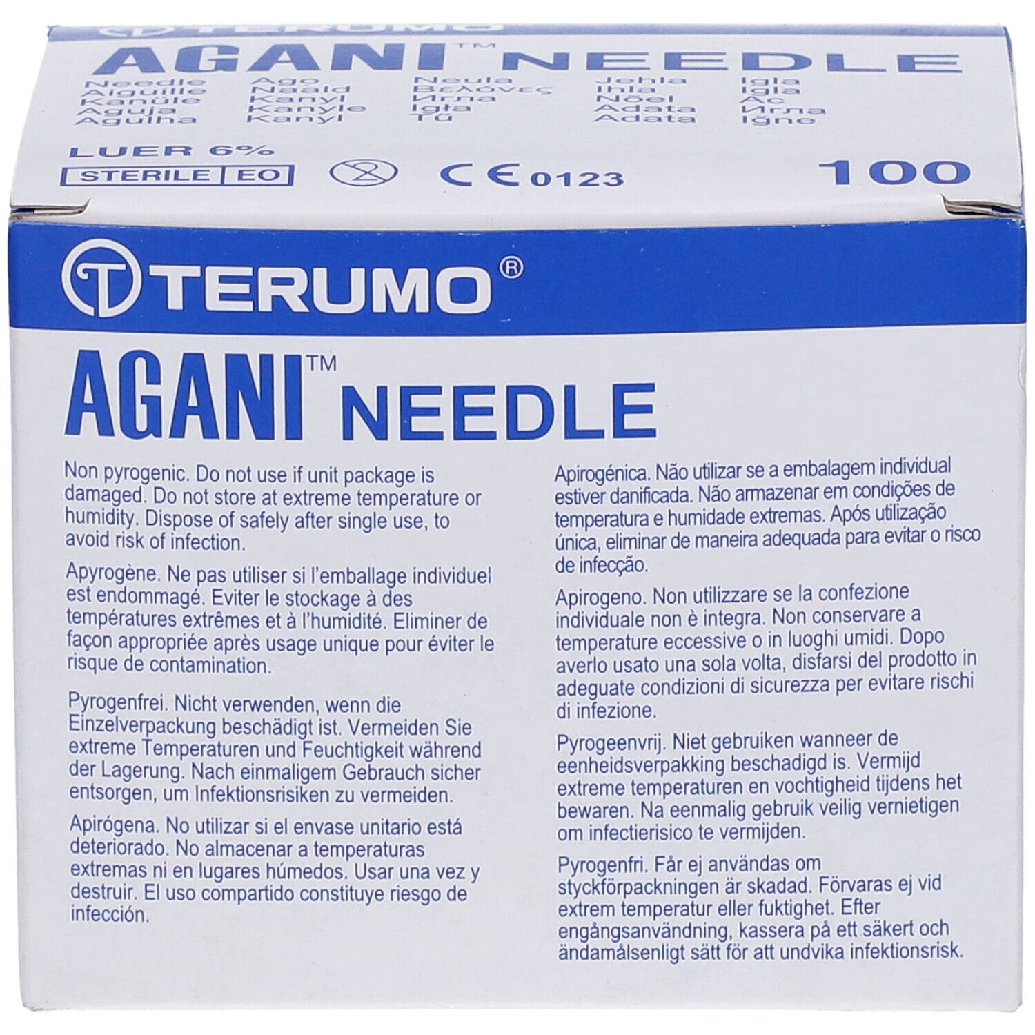 Terumo Agani 24g  0.55mm - 25mm
