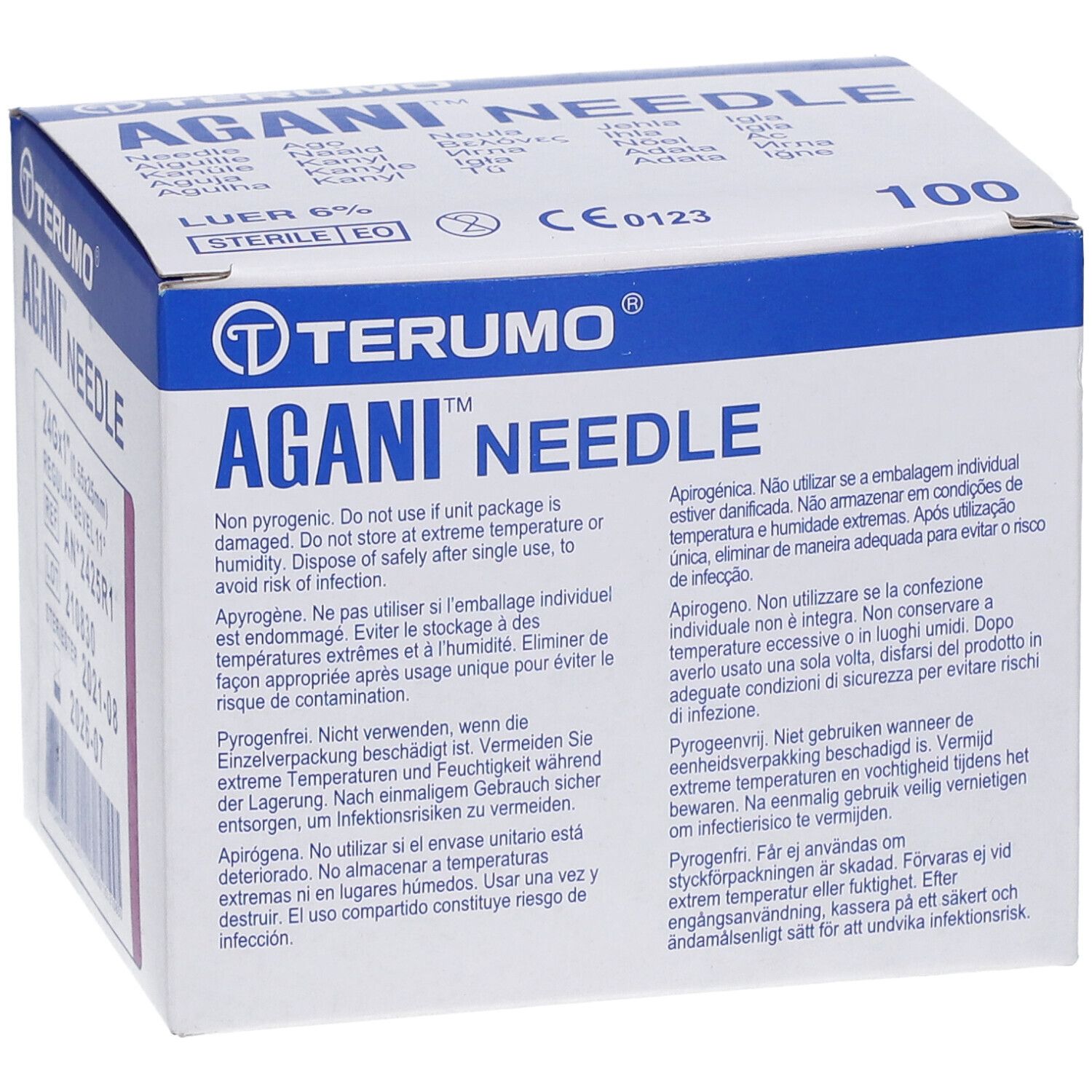 Terumo Agani 24g  0.55mm - 25mm