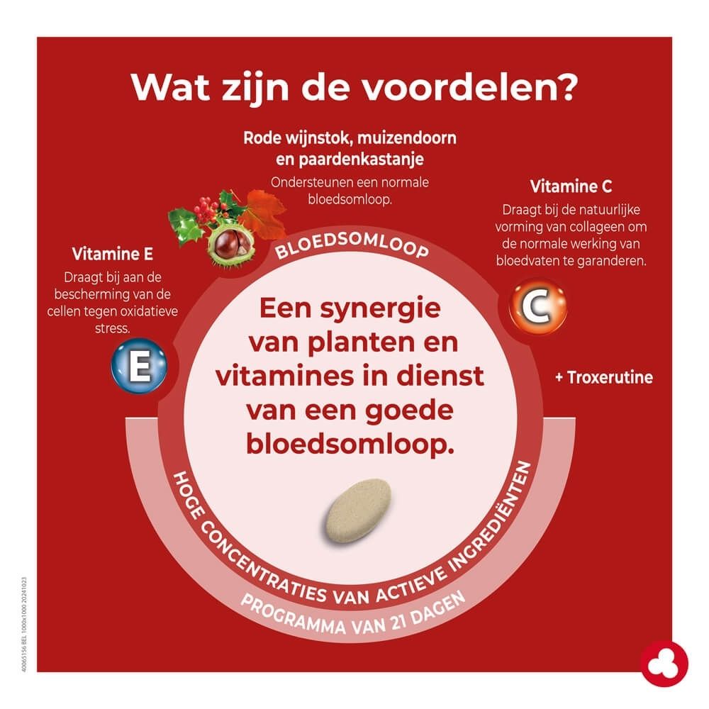 Ortis Tonivèn: 60 capsules voor de aderen. Met plantenextracten en vitaminen.