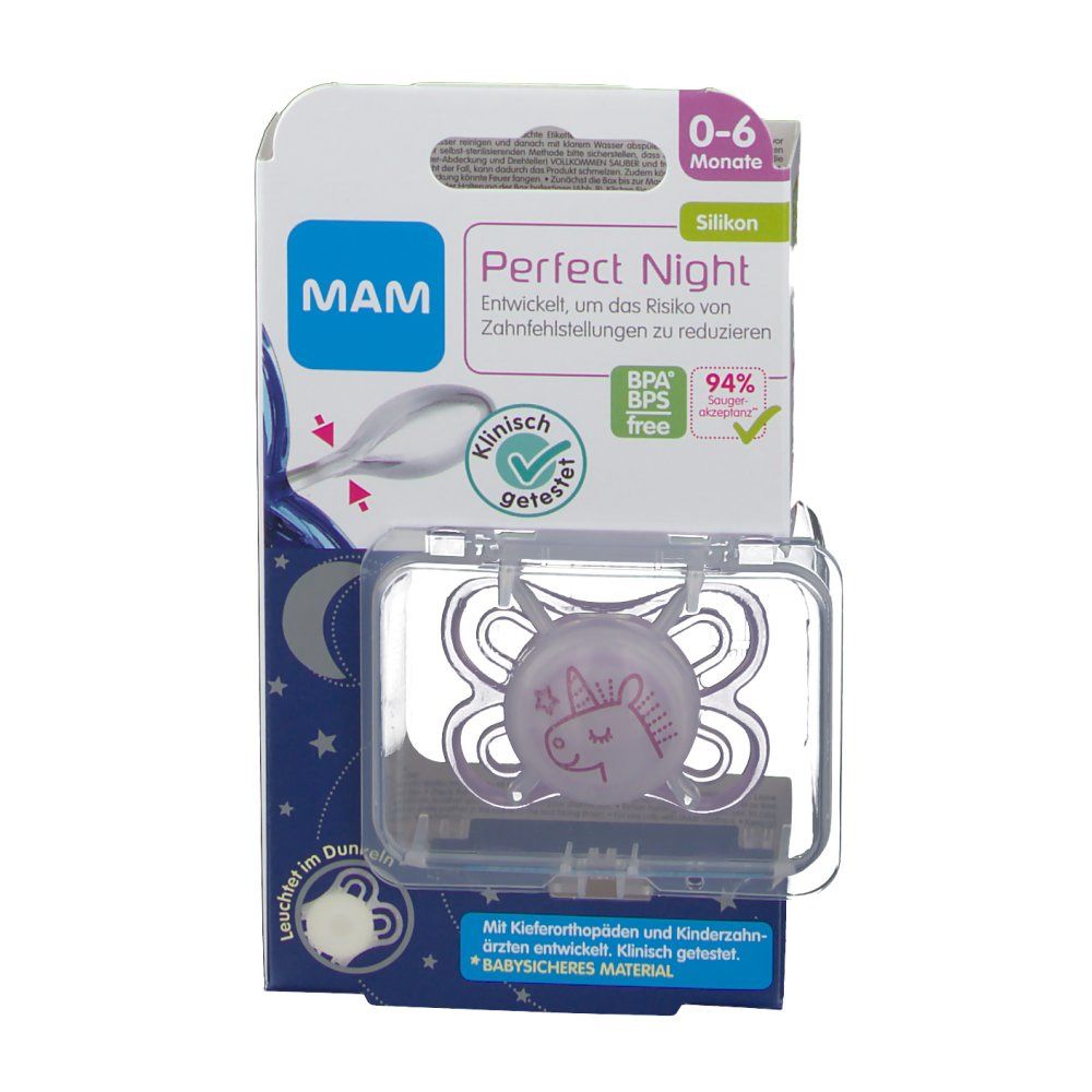 Mam Fopspeen Perfect Nacht Meisje 0-6Maanden