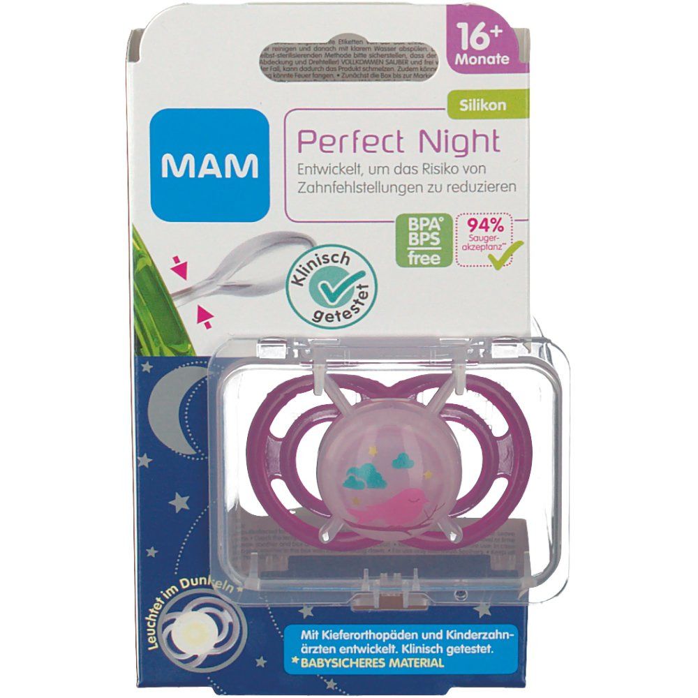 Mam Fopspeen Perfect Nacht Meisje 16Maanden+