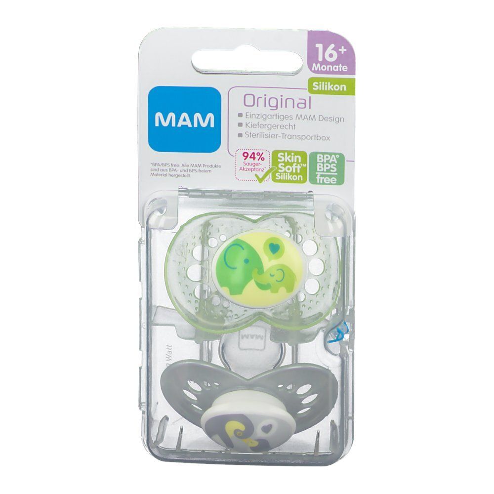 Mam Tétine Original Silicone Unisex 16Mois+
