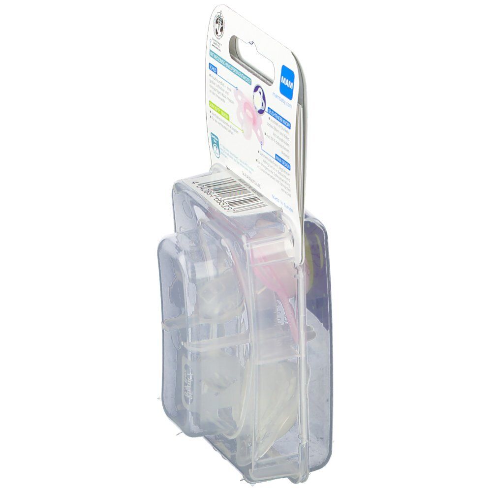 Mam Fopspeen Nacht Silicoon Meisje 0-6Maanden