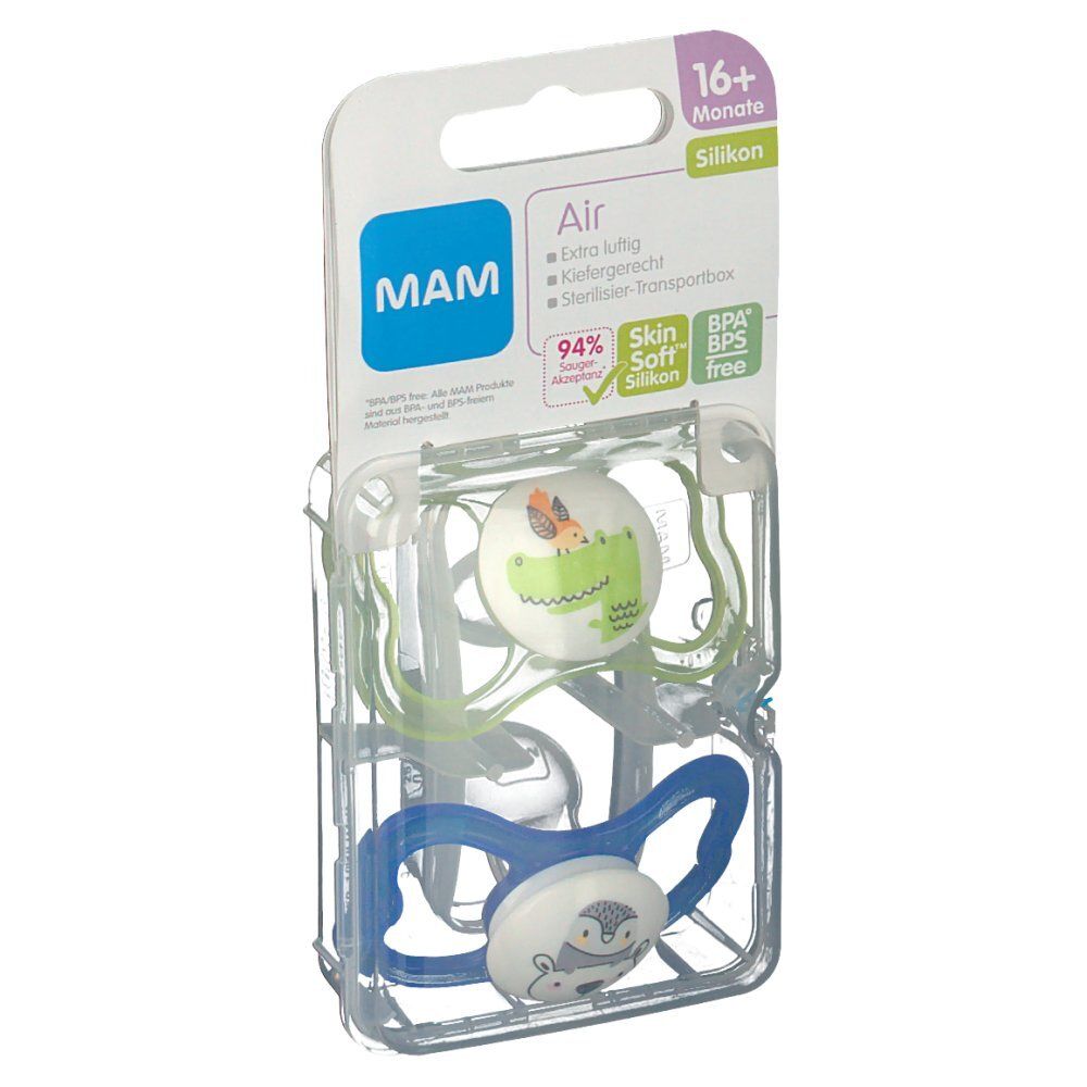 Mam Fopspeen Air Silicoon Jongen 16Maanden+