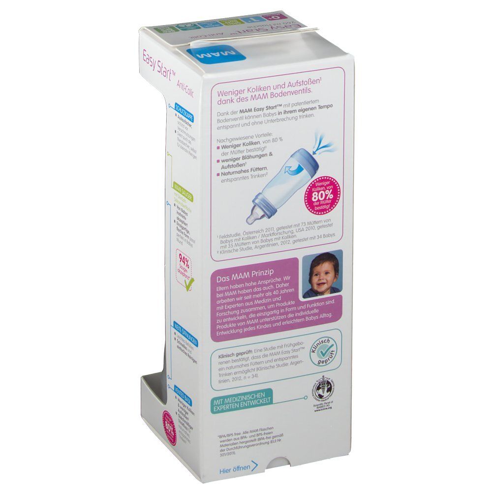 Mam Biberon Anti-Colique Unisexe 0Mois+