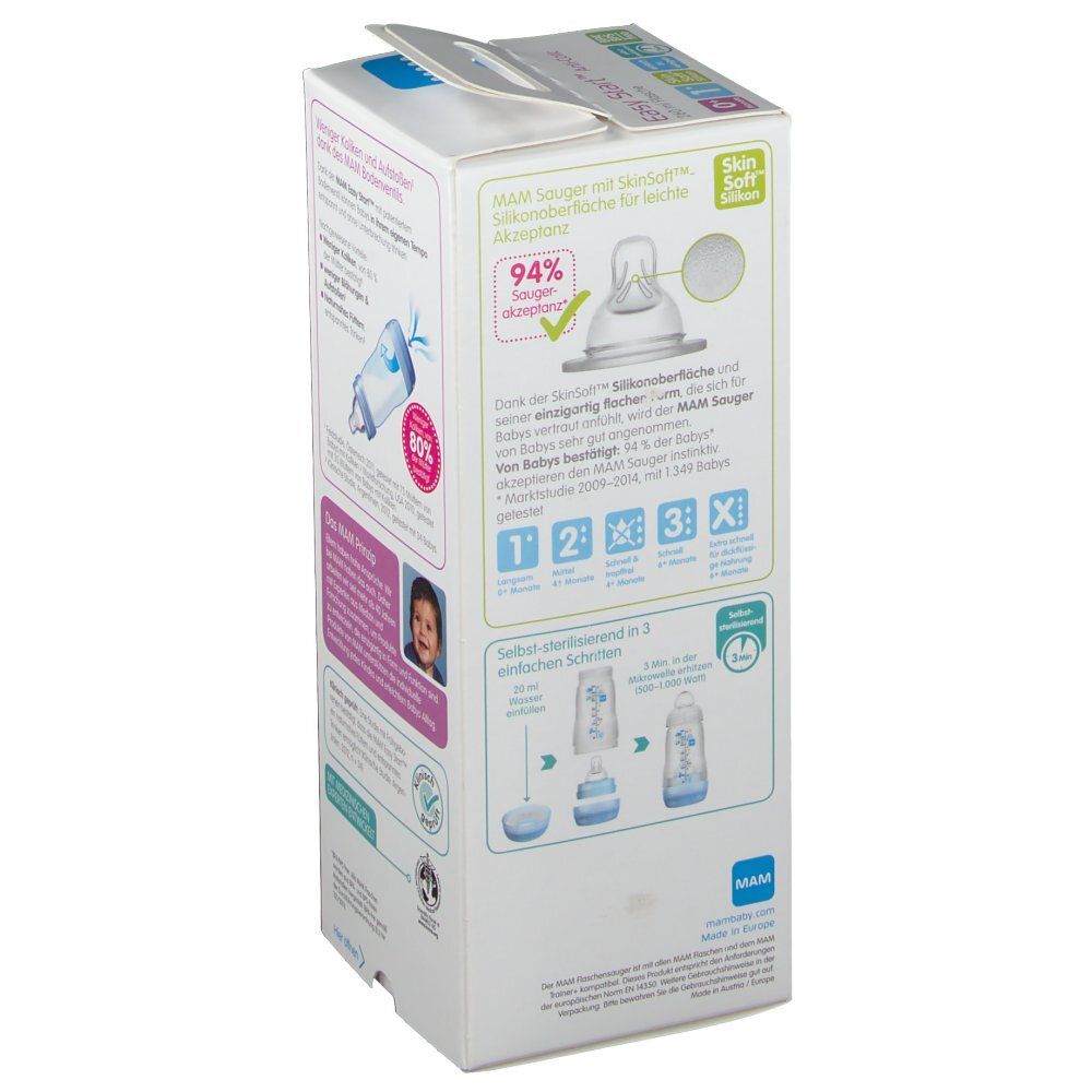 Mam Biberon Anti-Colique Unisexe 0Mois+