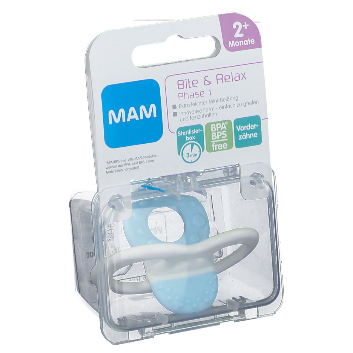 Mam Bite & Relax Phase 1 Garçon 2Mois+
