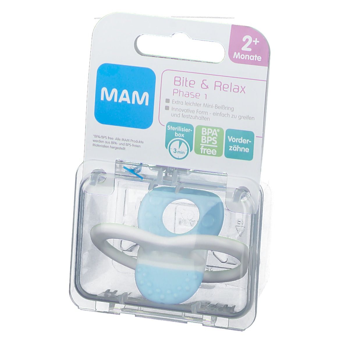 Mam Bite & Relax Phase 1 Garçon 2Mois+