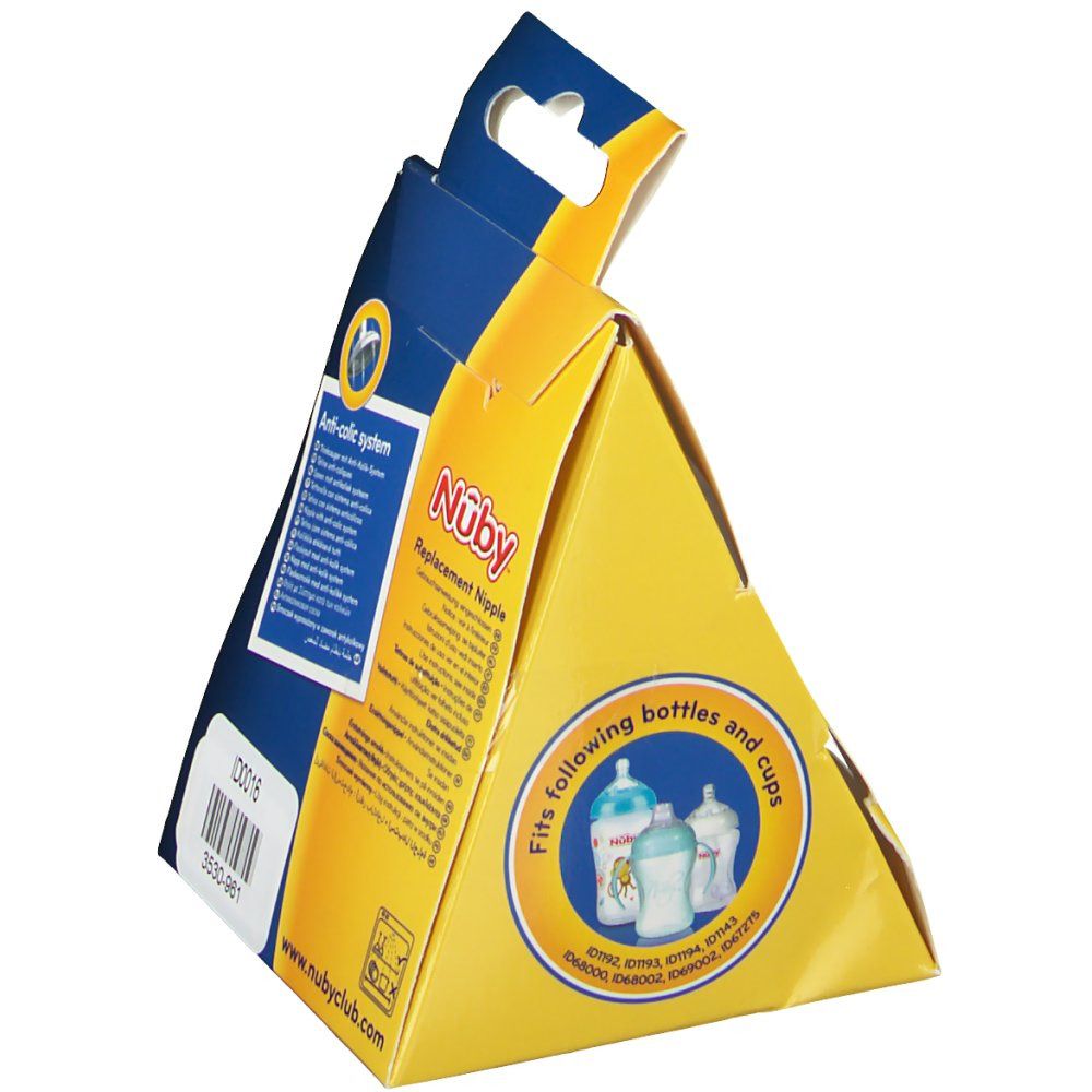 Nuby Tétine D'Alimentation Softflex Medium Flow 6Mois+ ID0016