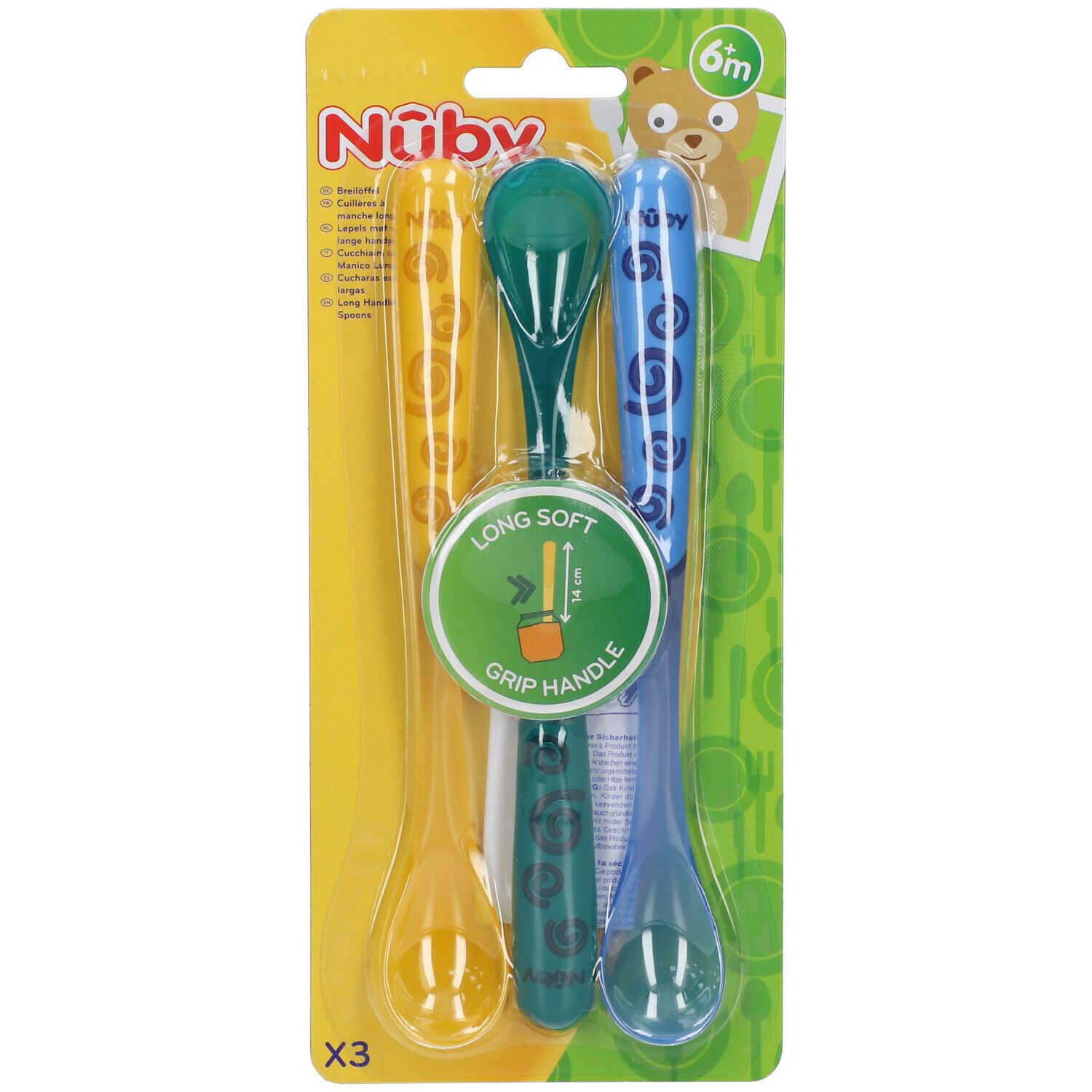 Nuby Lepel Met Lange Handgreep 6Maanden+ ID5377