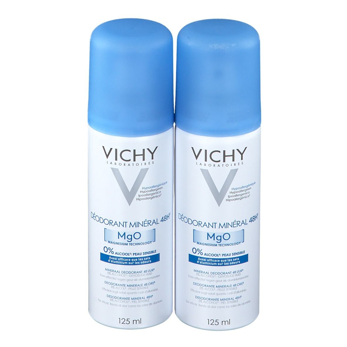 Vichy Deodorant Anti-Transpiratie Mineral 48h Duo