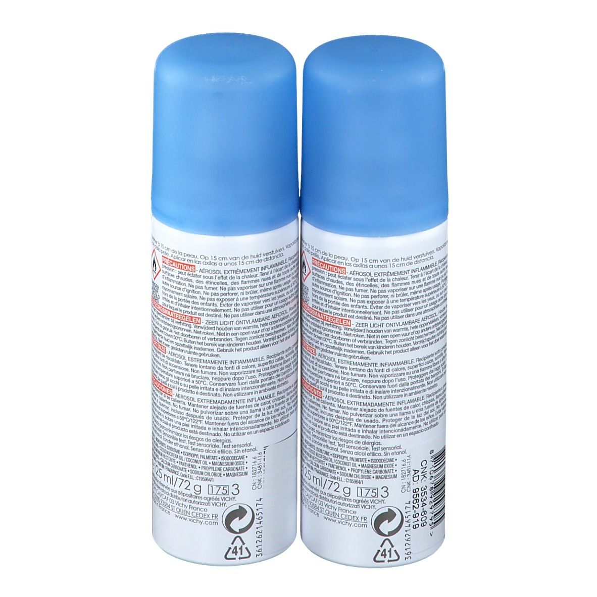 Vichy Deodorant Anti-Transpiratie Mineral 48h Duo