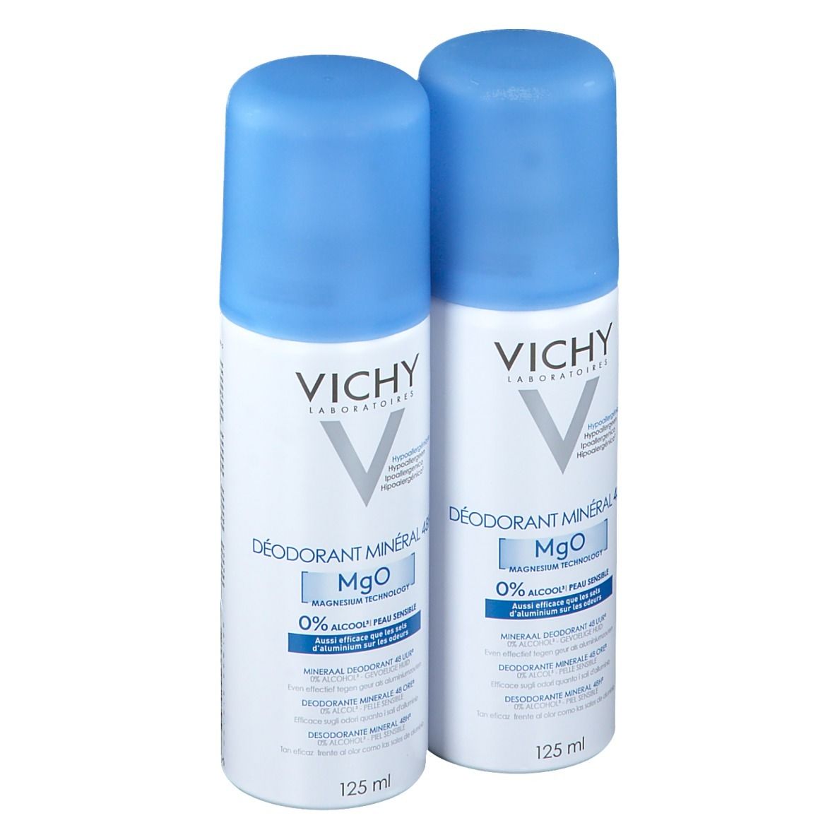 Vichy Deodorant Anti-Transpiratie Mineral 48h Duo