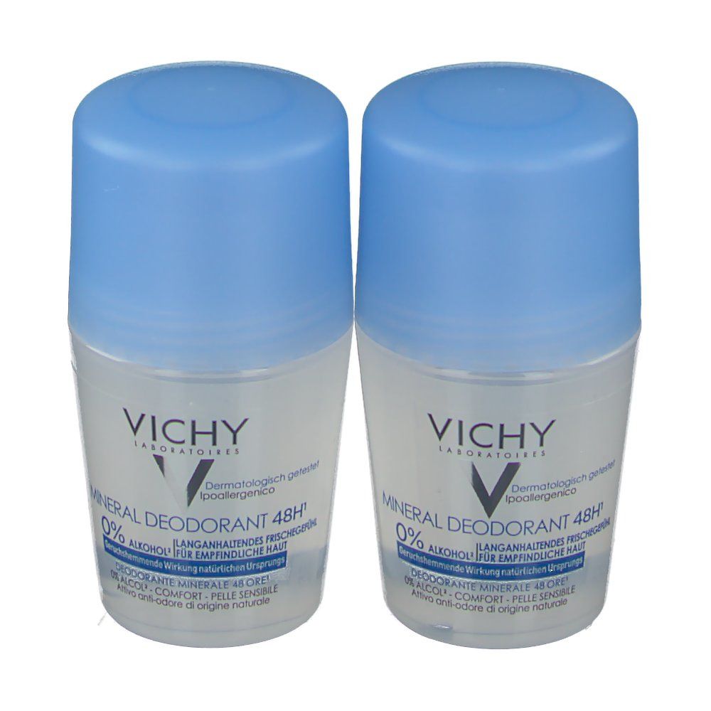 Vichy Déodorant Minéral Peau Réactive 48H Duo