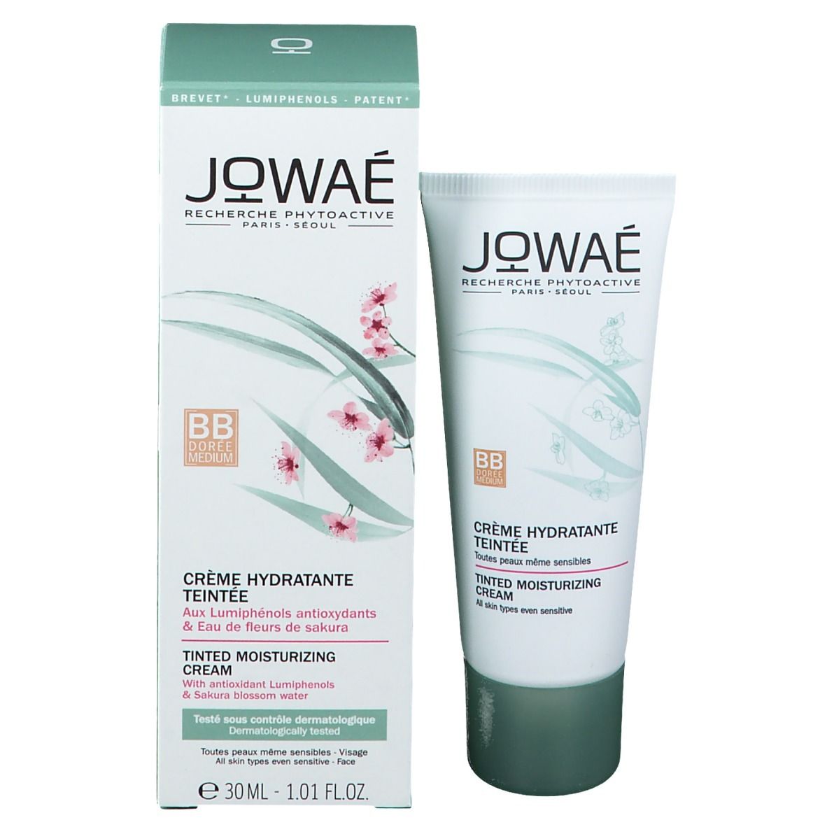 Jowaé Crème Hydratante Teintée BB Dorée