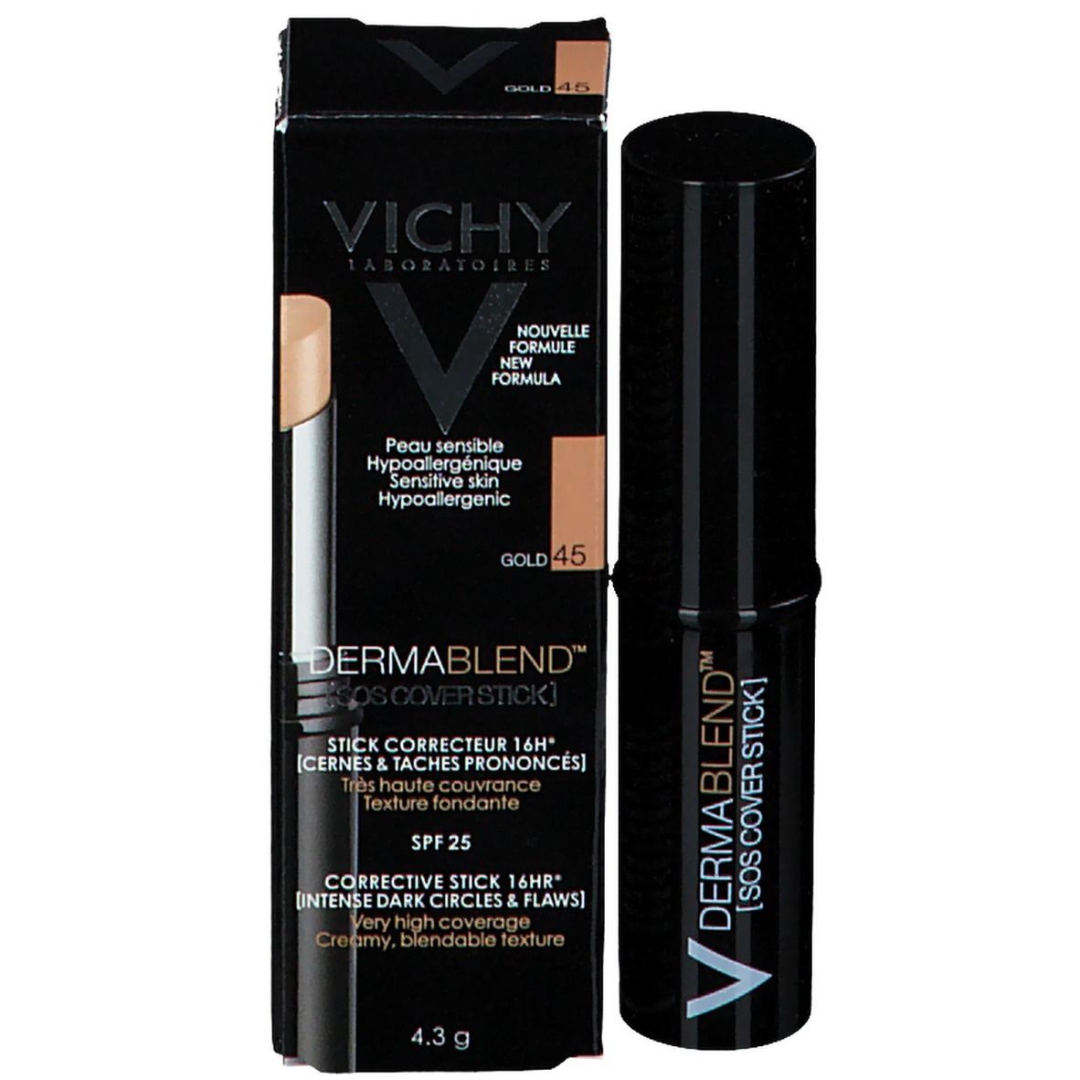 Vichy Dermablend SOS Cover Stick 14h 45 Gold