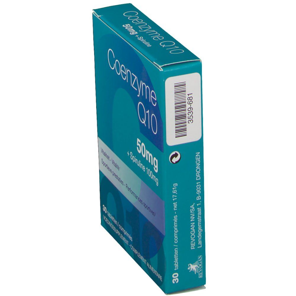 Coenzyme Q10 50mg + Spiruline 100mg
