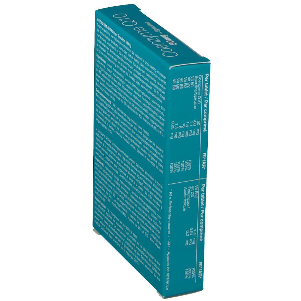 Coenzyme Q10 50mg + Spiruline 100mg