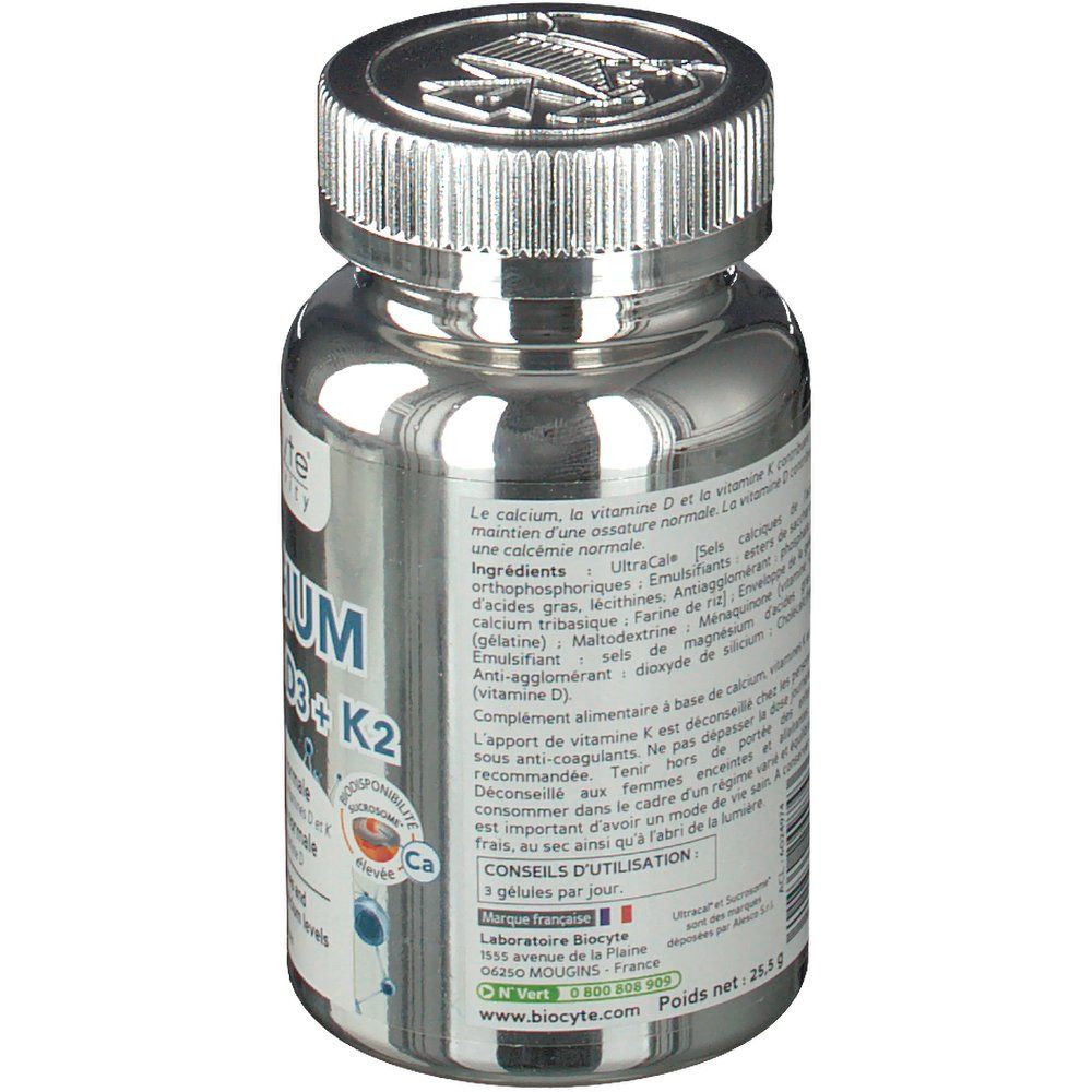 Biocyte Calcium D3+K2