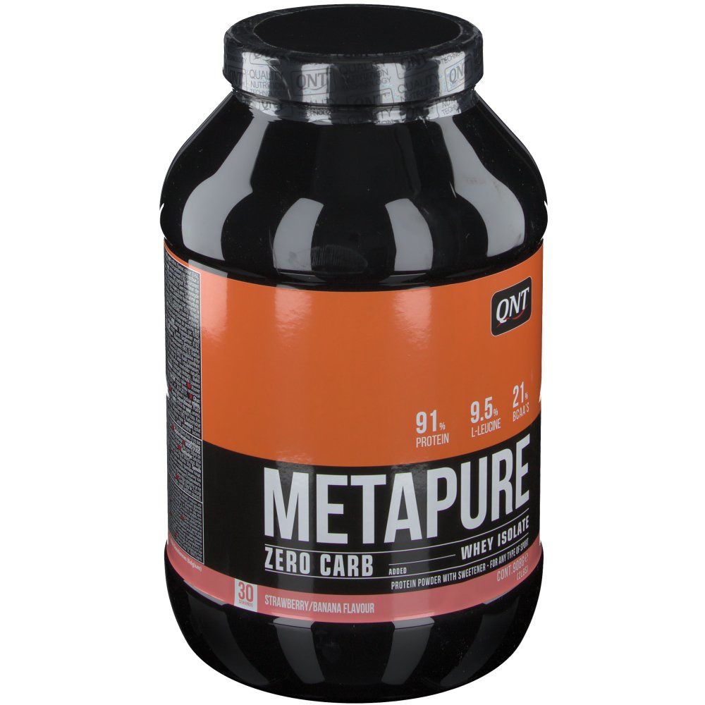 QNT Metapure Zero Carb Fraise - Banane