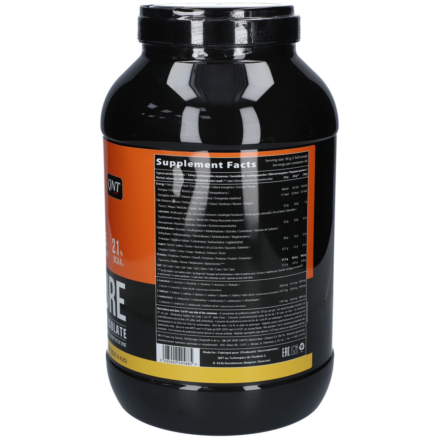 QNT Metapure Zero Carb Banane