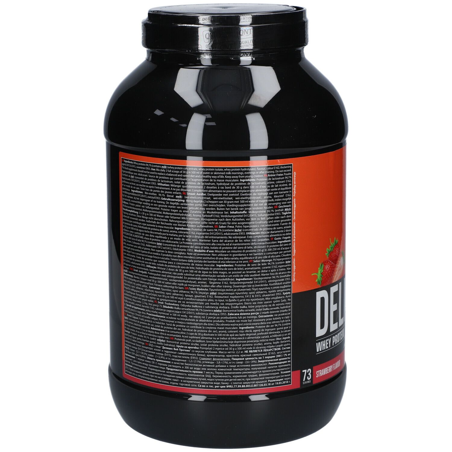 QNT Delicious Whey Protein Aardbei