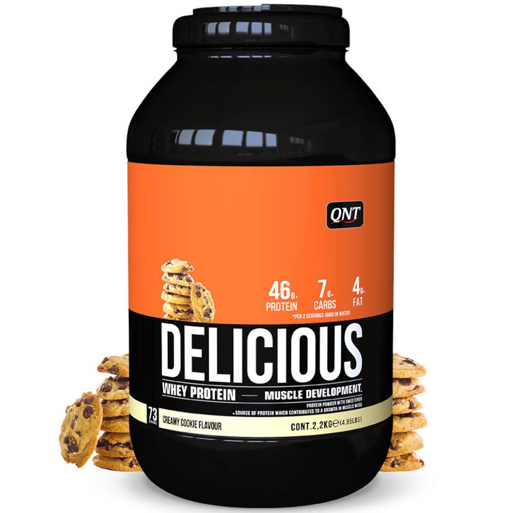 QNT Delicious Whey Protein Creamy Cookie