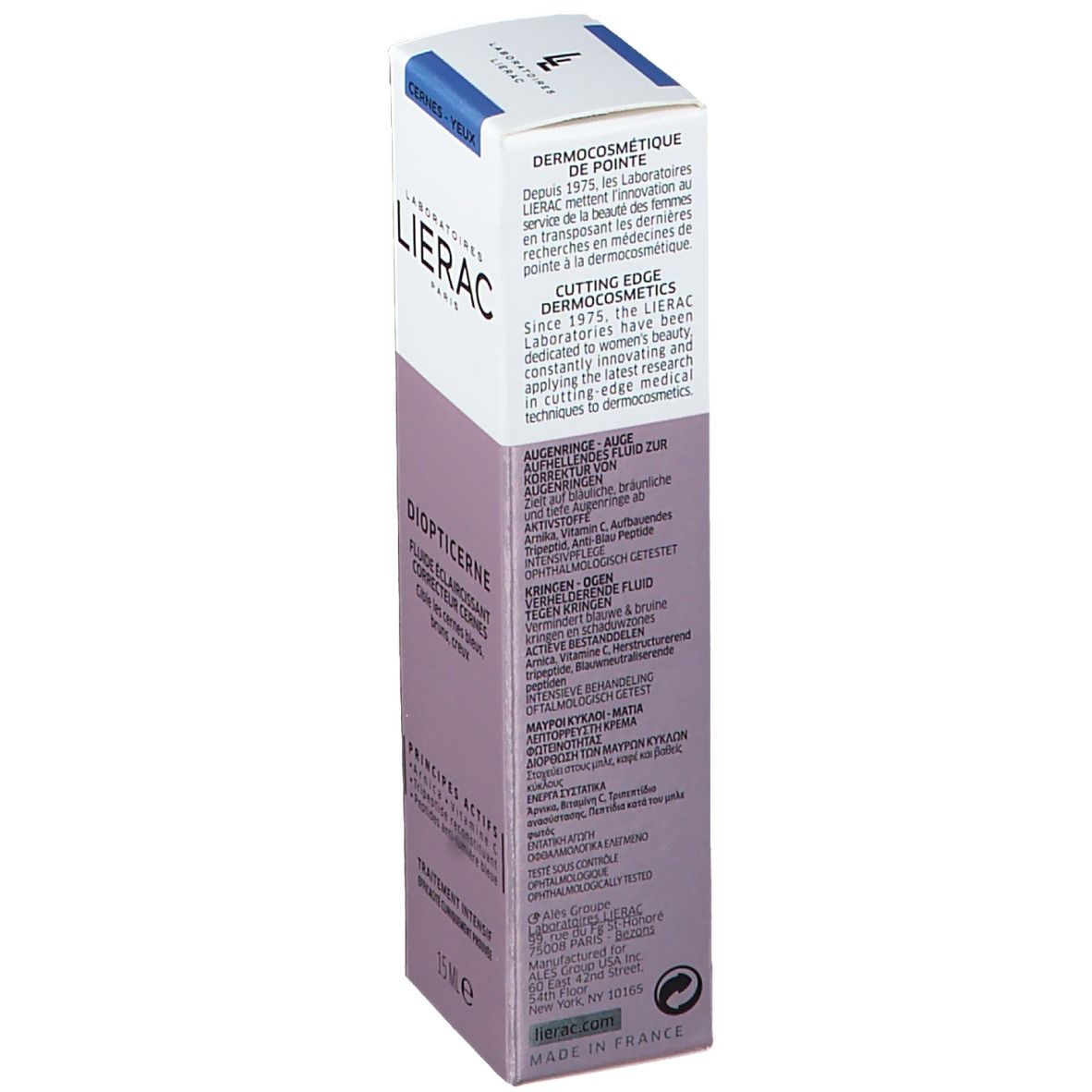 Lierac Diopticerne Fluide Éclaircissant Correcteur Cernes