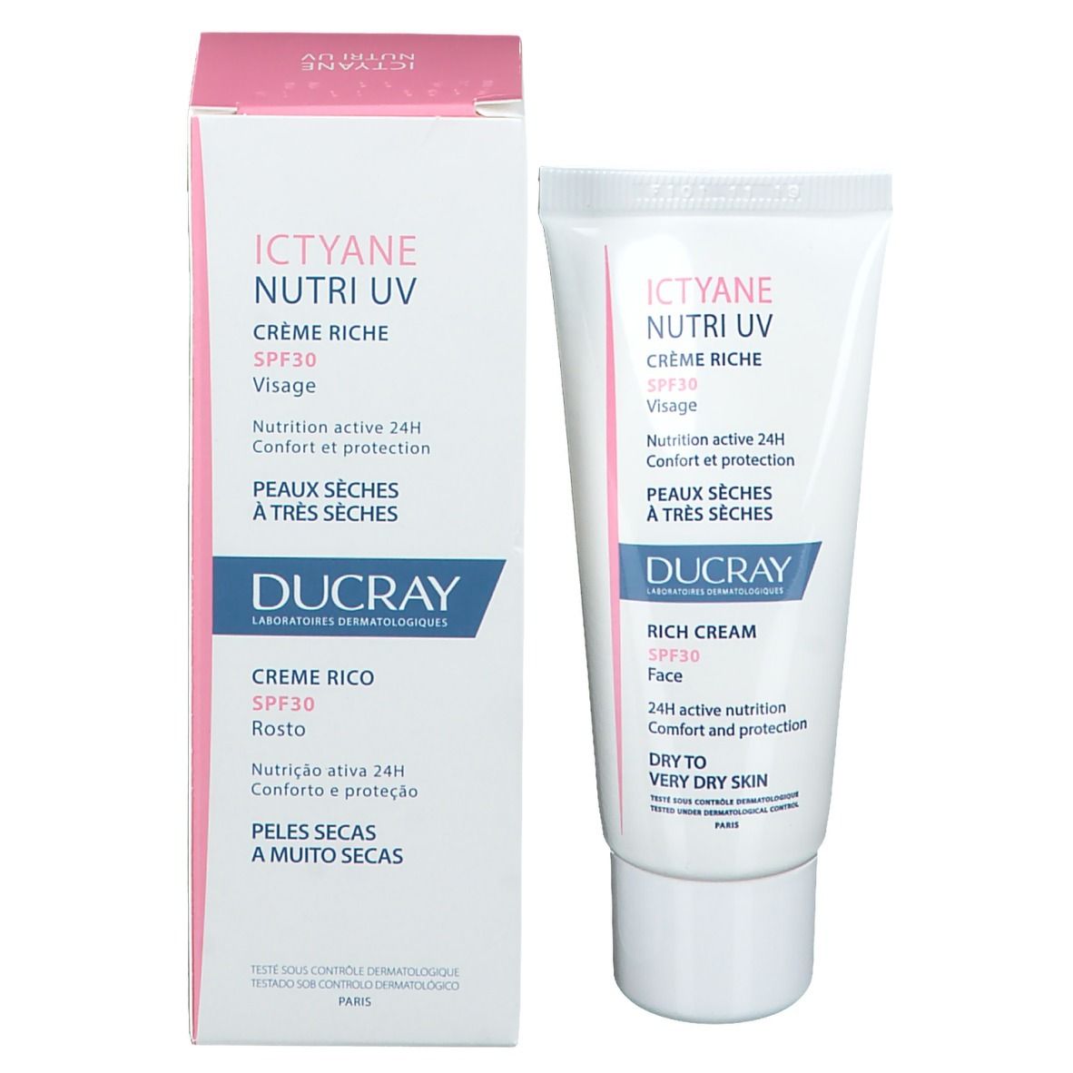 Ducray Ictyane Nutri UV Crème Riche SPF30