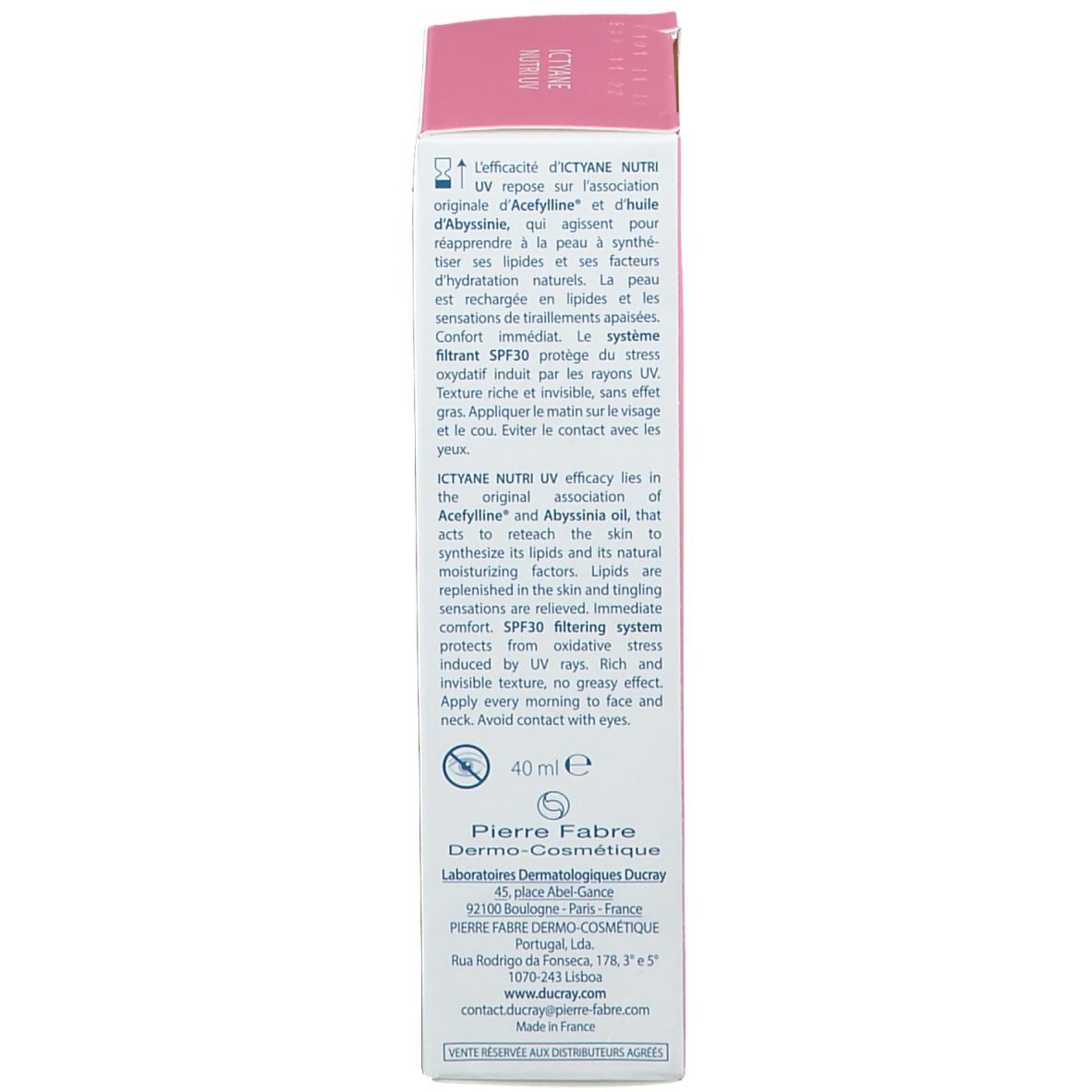 Ducray Ictyane Nutri UV Crème Riche SPF30