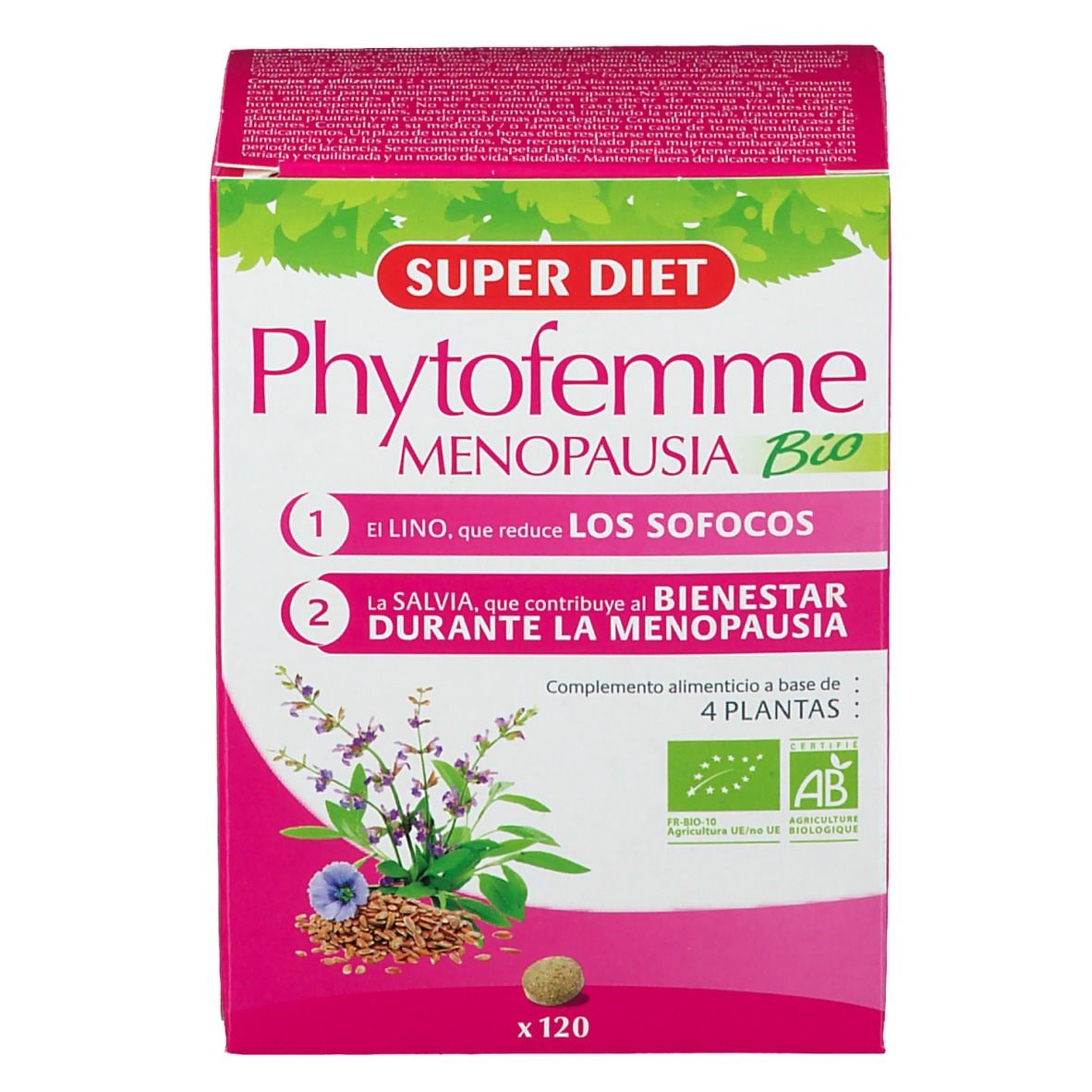 Super Diet Phytofemme Sauge Ménopause Bio
