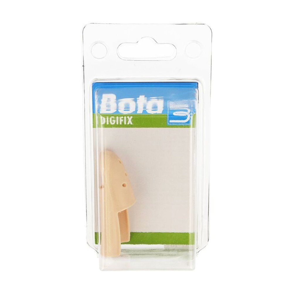 Bota Digifix Fingermallet Nr 4 in blisterverpakking. Beige vingerbeschermer. Merk Bota Digifix.