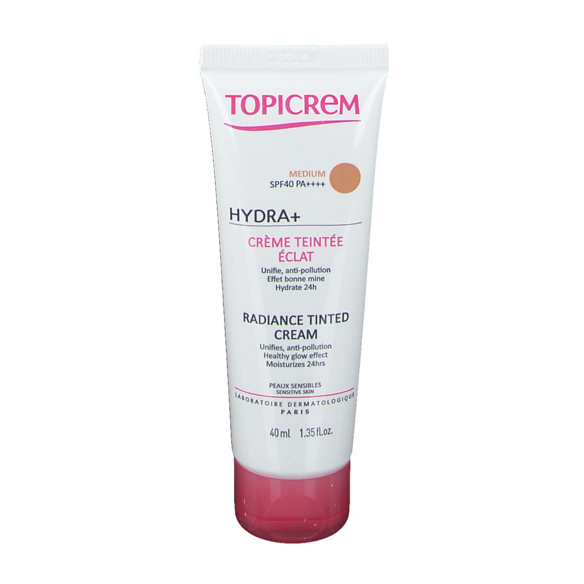 Topicrem Hydra+ Crème Teintée Medium SPF40