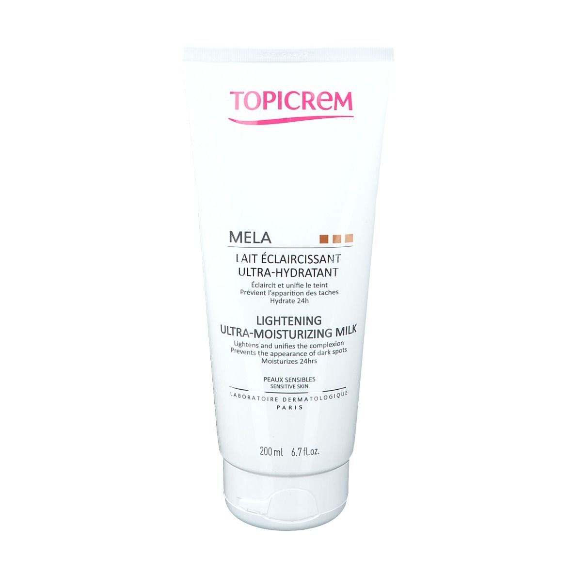 Topicrem Mela Lait Éclaircissant Ultra-Hydratant