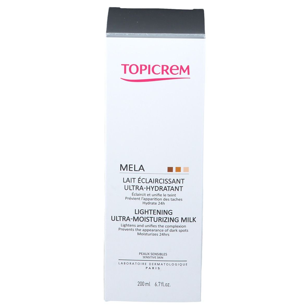Topicrem Mela Lait Éclaircissant Ultra-Hydratant