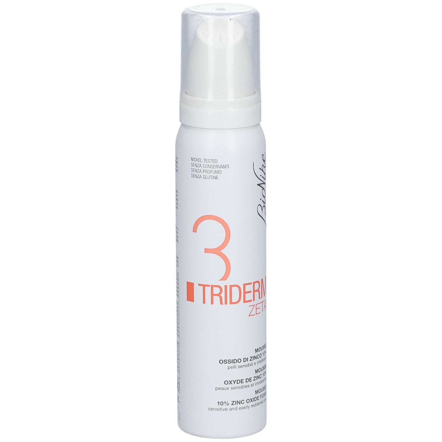 BioNike Tridrerm Zeta Mousse Oxyde de Zinc 10 %