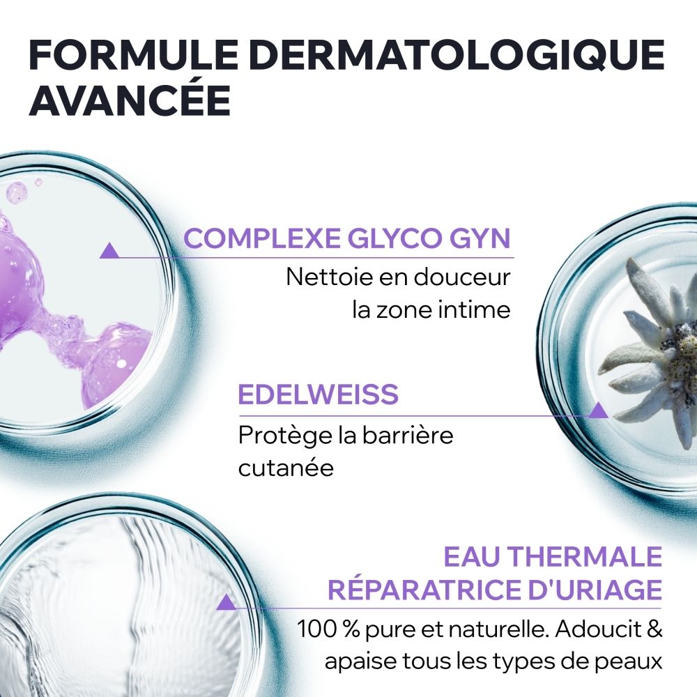 Uriage Gyn-Phy Brume nettoyante hygiène intime, 50ml.