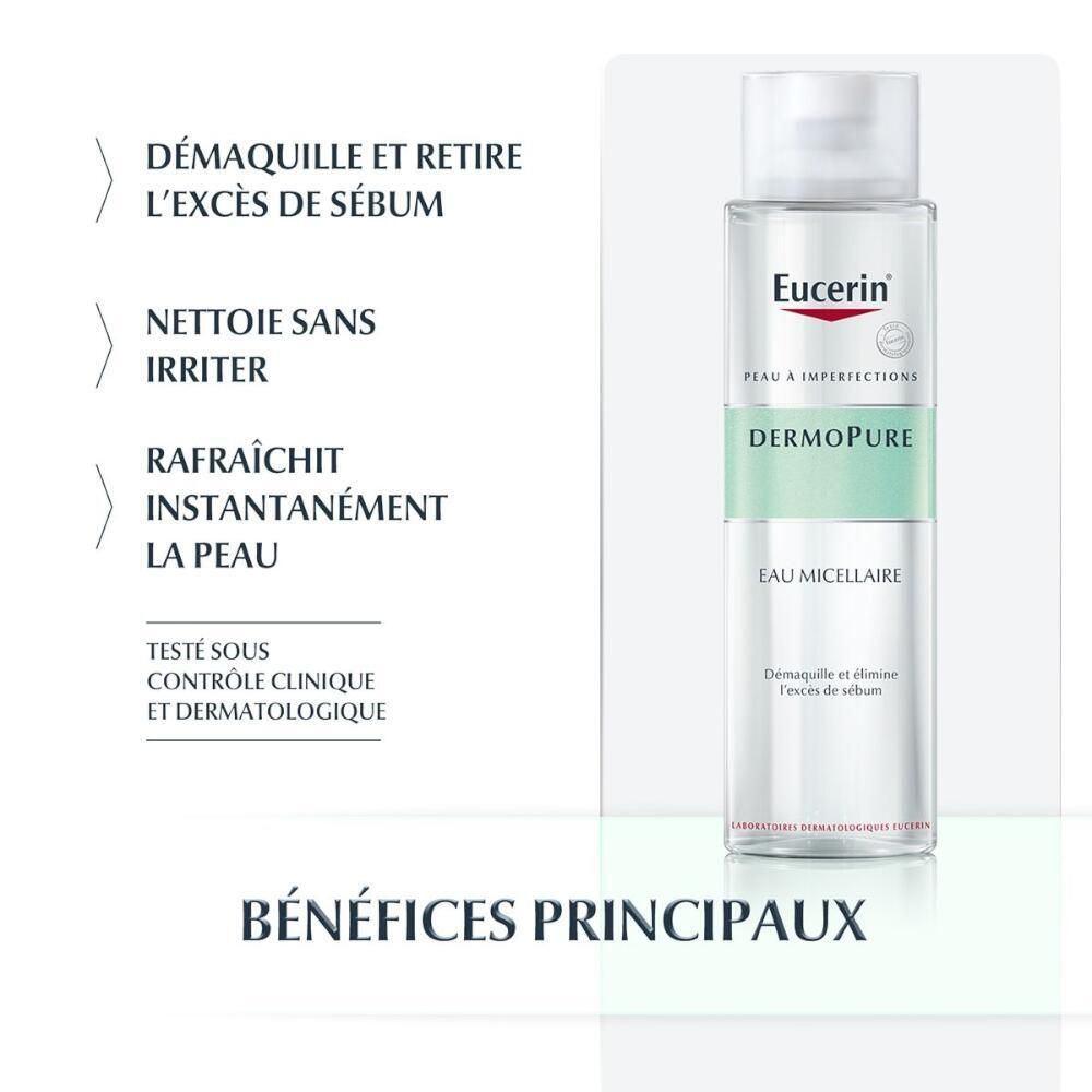 Eucerin DermoPURE Eau Micellaire Peau à Imperfections