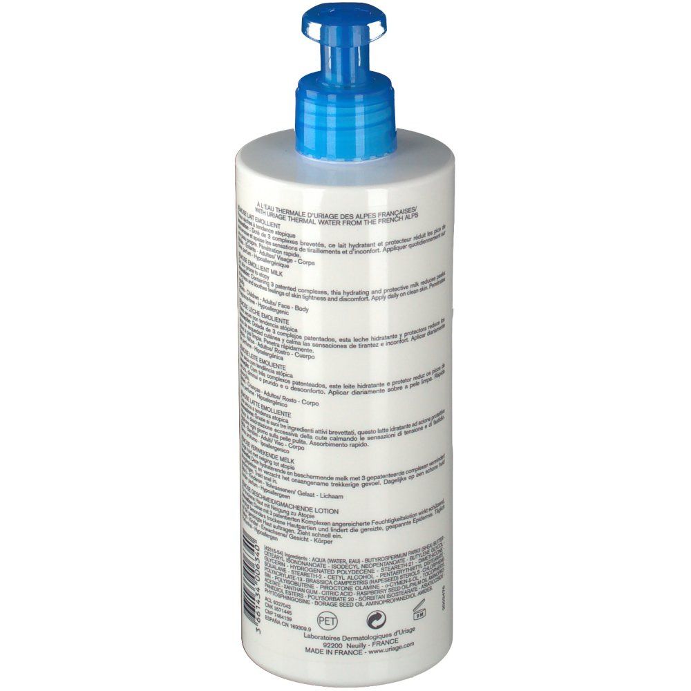 Uriage Xémose Lait Émollient Nouvelle Formule
