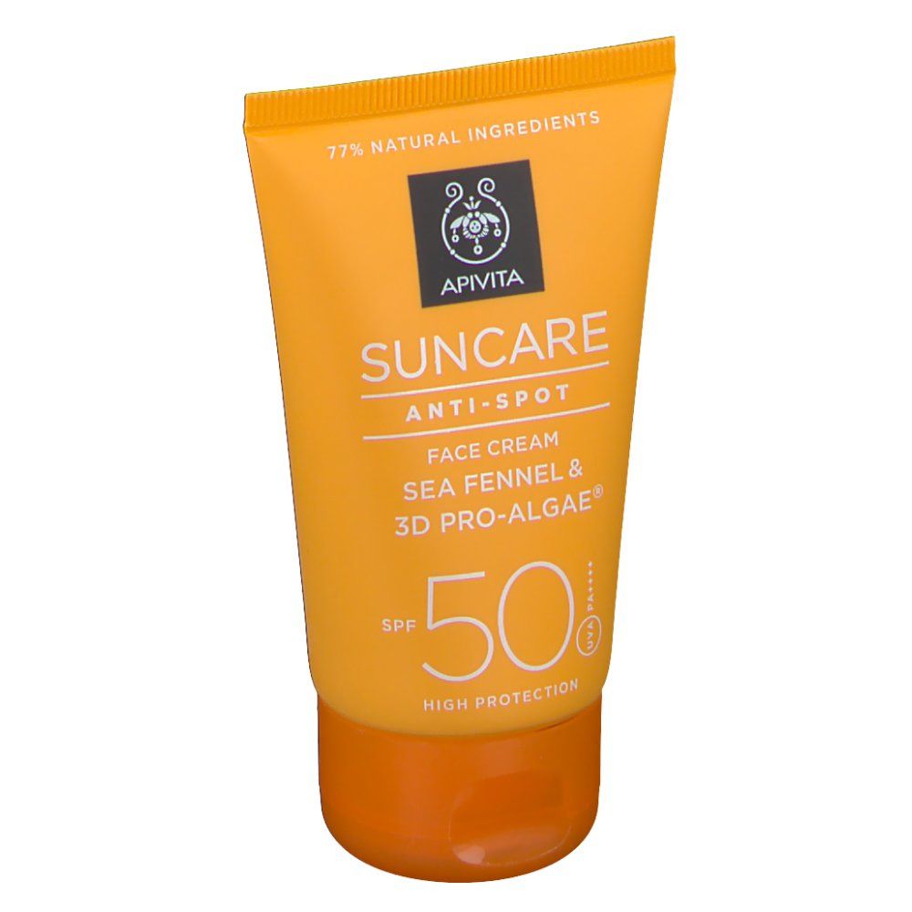 Apivita Suncare Anti-Spot Crème Visage Soleil Sea Fennel & 3D Pro-Algae SPF50