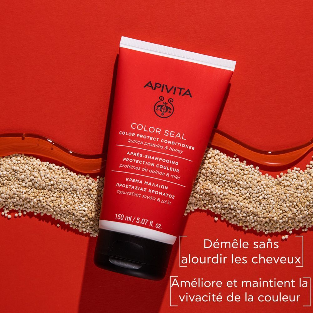 Apivita Color Seal Après-Shampooing Protection Couleur Protéines de Quinoa & Miel